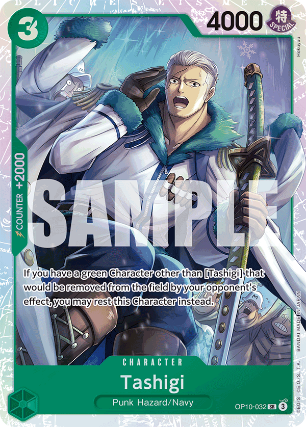 Tashigi OP10-032 One Piece Card Game