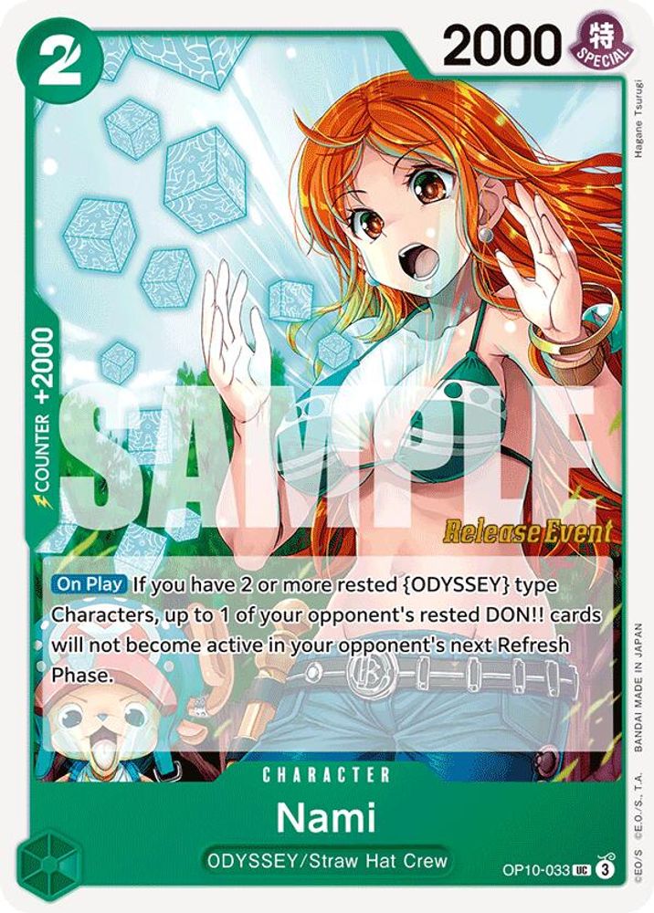 Nami [Release Event] OP10-033 One Piece Card Game