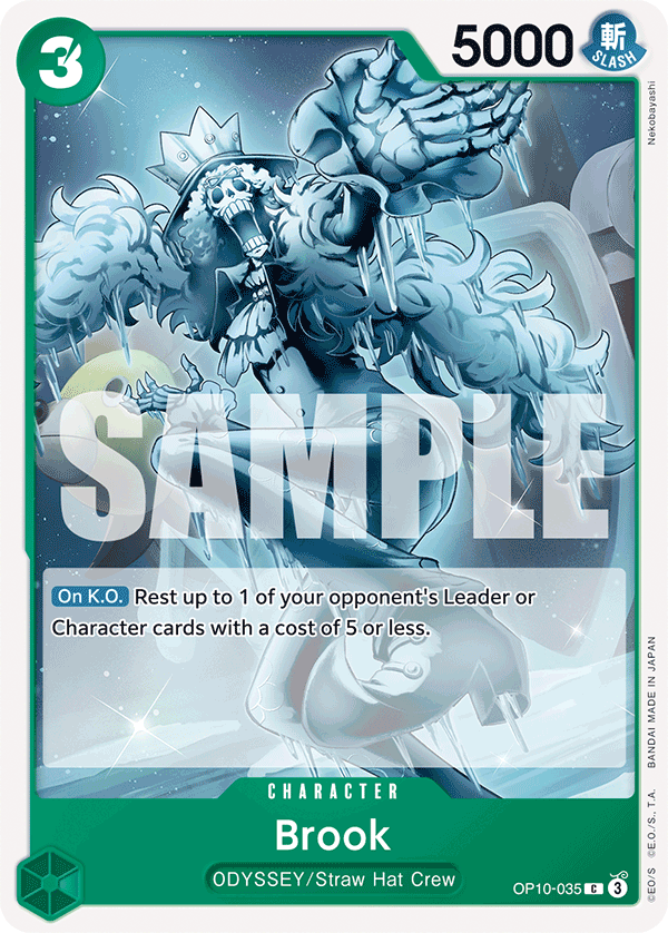 Brook OP10-035 One Piece Card Game