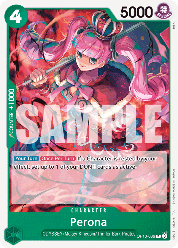 Perona OP10-036 One Piece Card Game