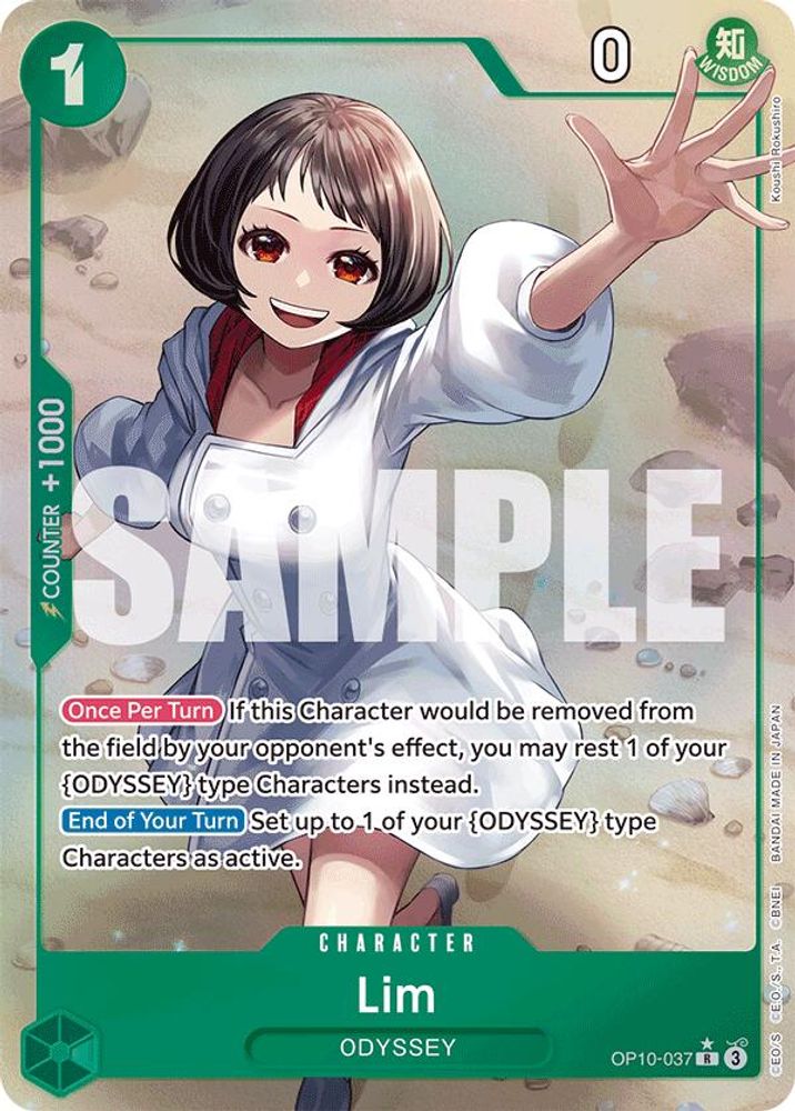 Lim [Alternate Art] OP10-037 One Piece Card Game