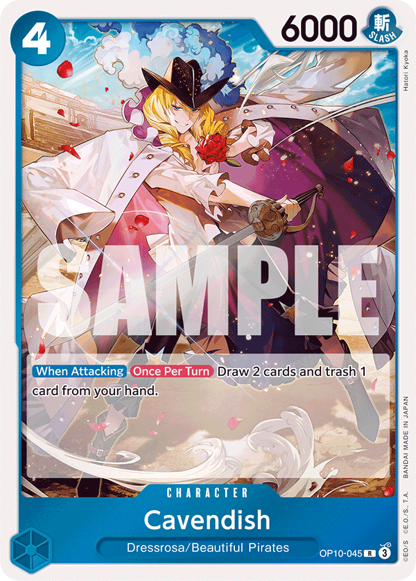 Cavendish [Alternate Art] JP OP10-045 One Piece Card Game