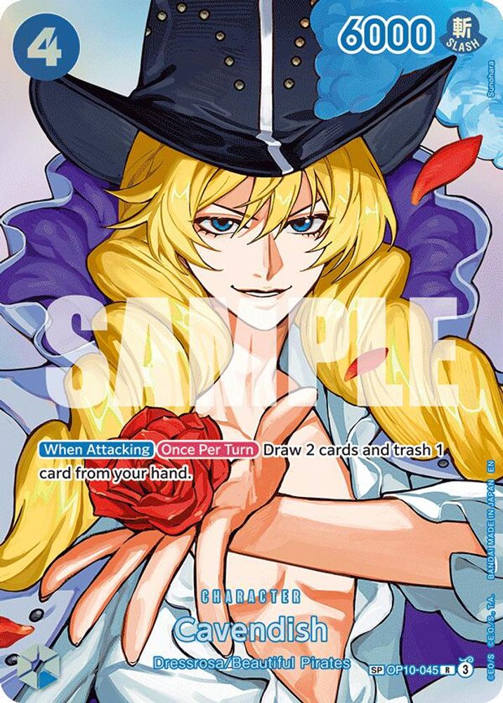 Cavendish [SP Foil] OP10-045 One Piece Card Game