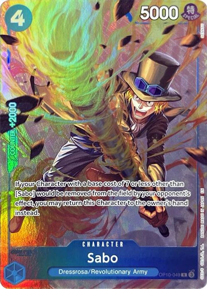 Sabo [Best Selection Vol. 4] OP10-049 One Piece Card Game