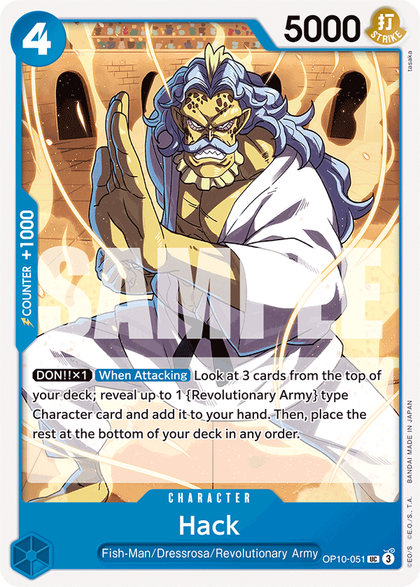 Hack OP10-051 One Piece Card Game