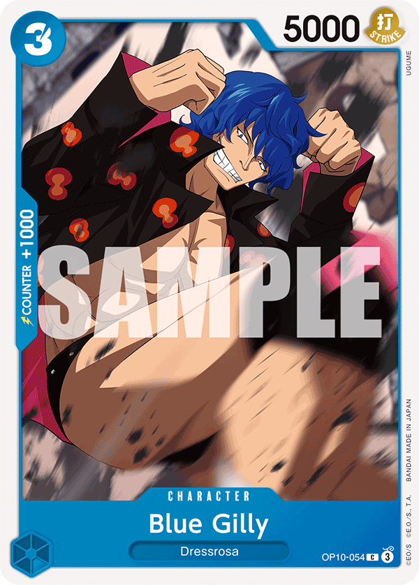 Blue Gilly OP10-054 One Piece Card Game