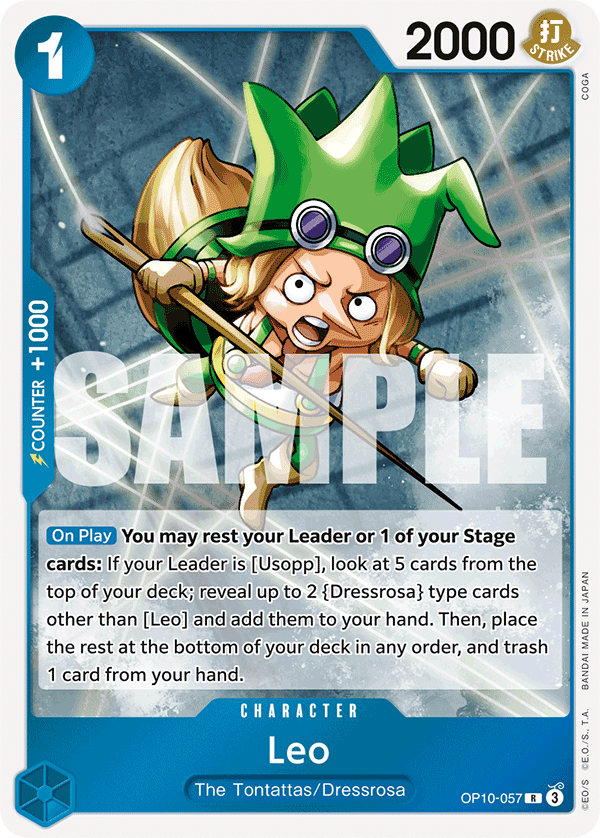 Leo OP10-057 One Piece Card Game