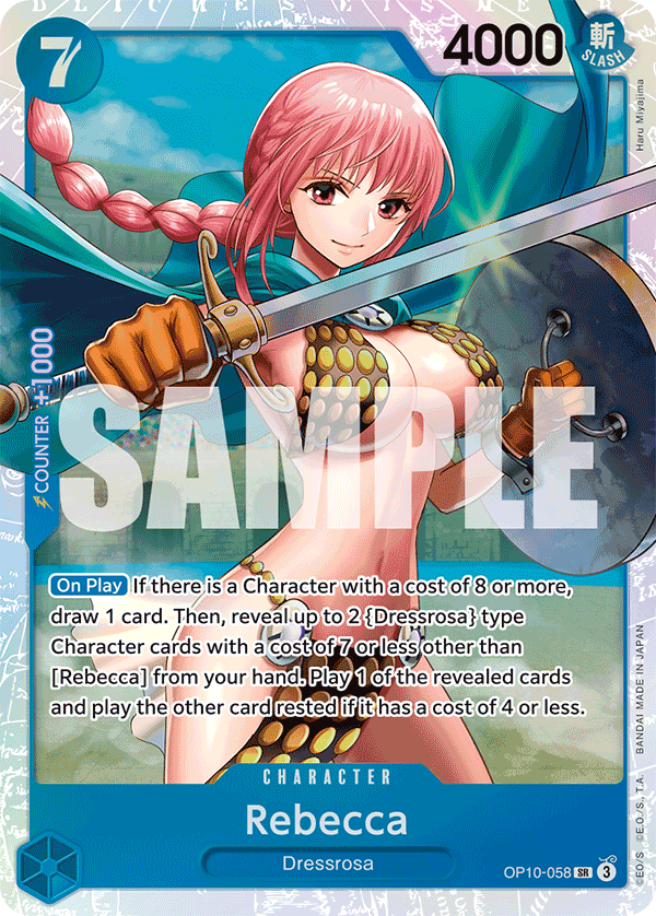Rebecca OP10-058 One Piece Card Game