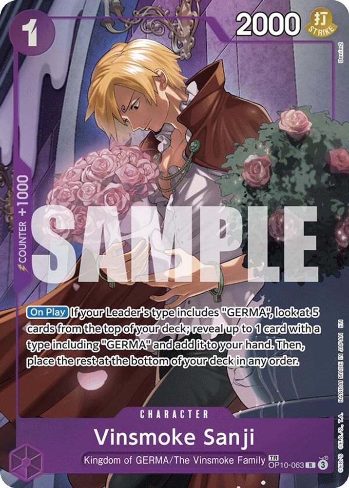Vinsmoke Sanji [TR] OP10-063 One Piece Card Game