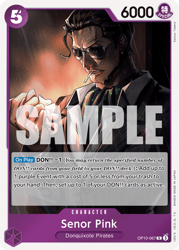 Senor Pink OP10-067 One Piece Card Game