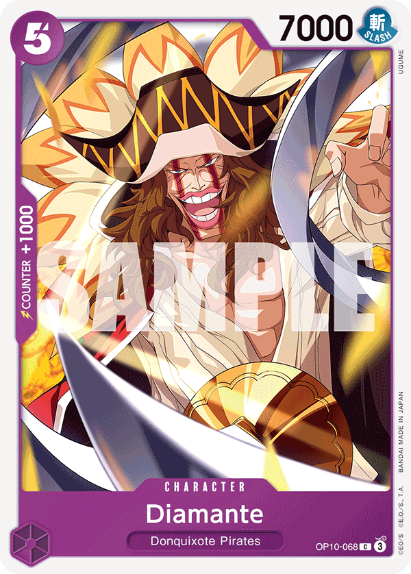 Diamante OP10-068 One Piece Card Game