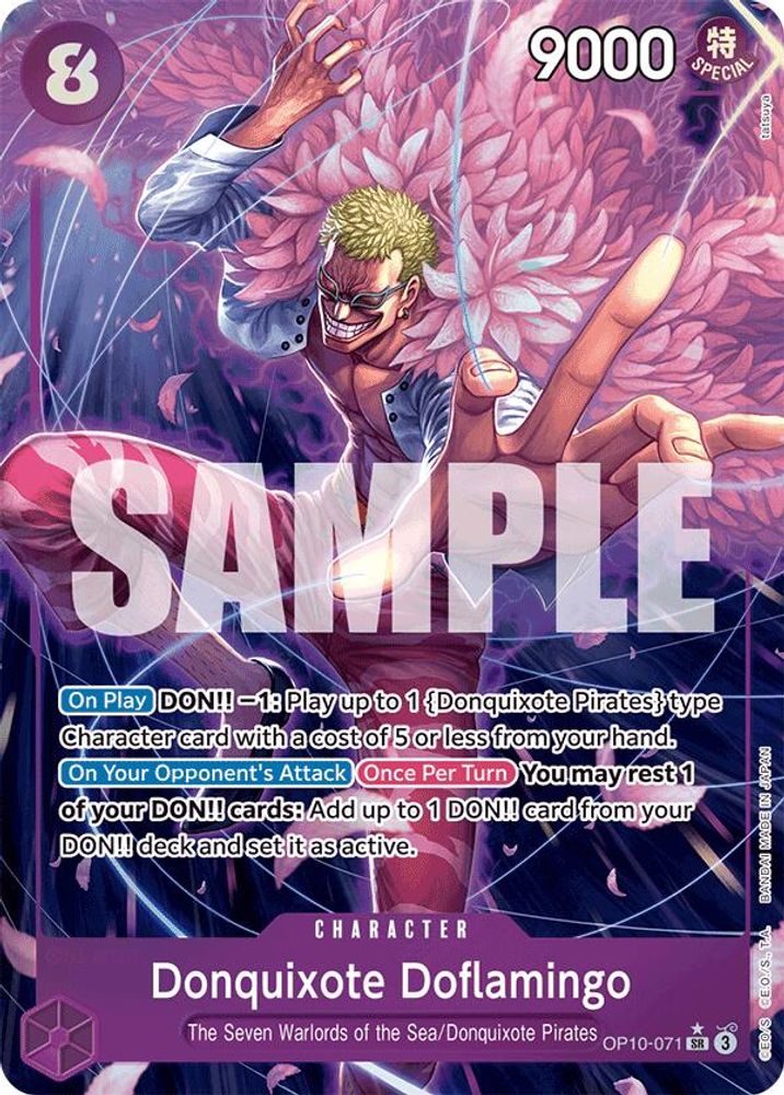 Donquixote Doflamingo [Alternate Art] OP10-071 One Piece Card Game