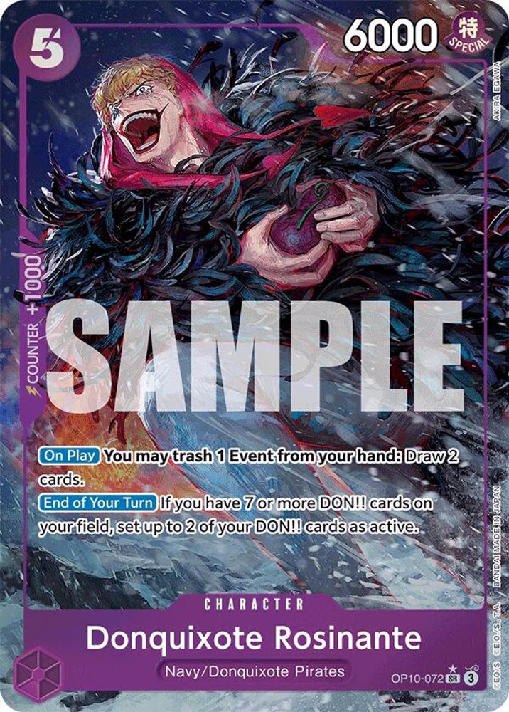 Donquixote Rosinante [Alternate Art] OP10-072 One Piece Card Game