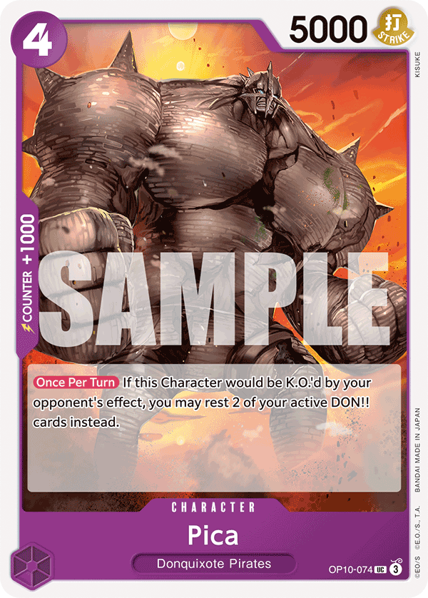 Pica OP10-074 One Piece Card Game
