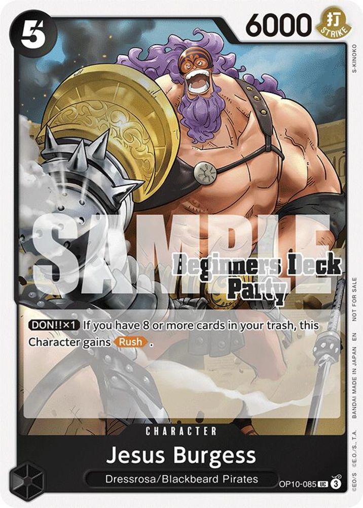Jesus Burgess [Beginners Deck Party] OP10-085 One Piece Card Game