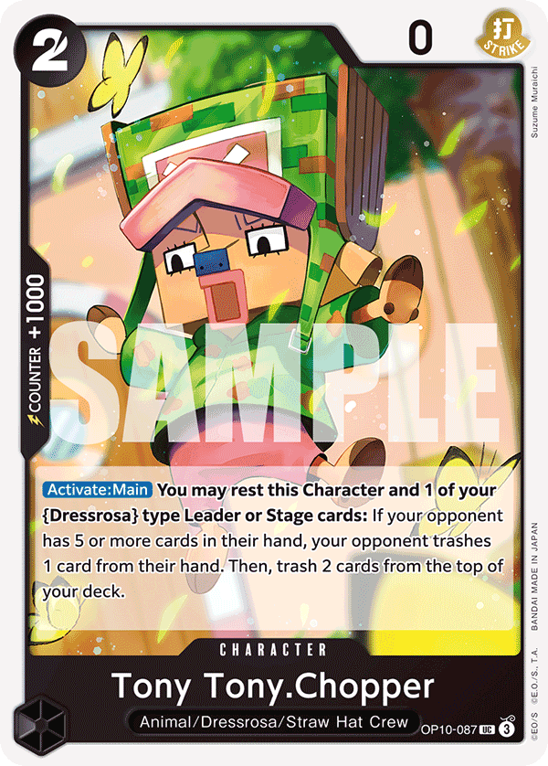 Tony Tony.Chopper OP10-087 One Piece Card Game
