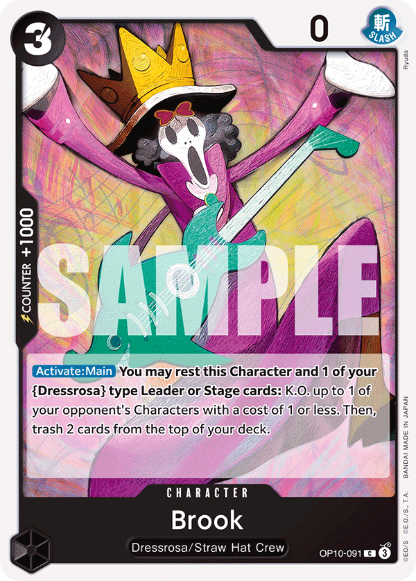 Brook OP10-091 One Piece Card Game