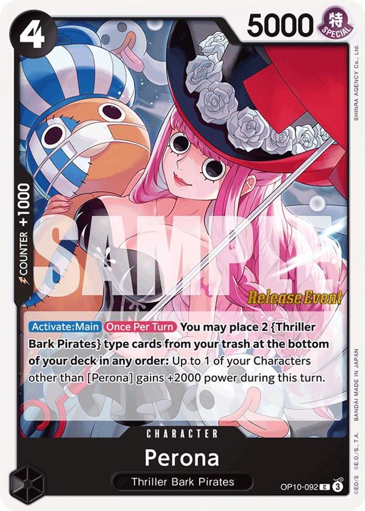 Perona [Release Event] OP10-092 One Piece Card Game