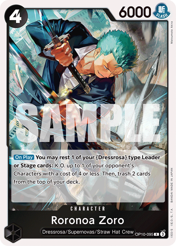 Roronoa Zoro [PRB-02] OP10-095 One Piece Card Game