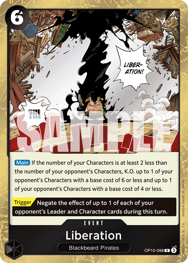 Liberation OP10-098 One Piece Card Game