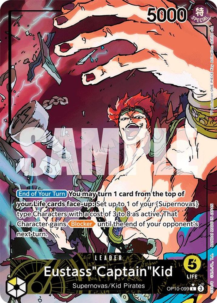 Eustass"Captain"Kid [Alternate Art] OP10-099 One Piece Card Game