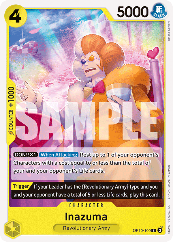 Inazuma OP10-100 One Piece Card Game