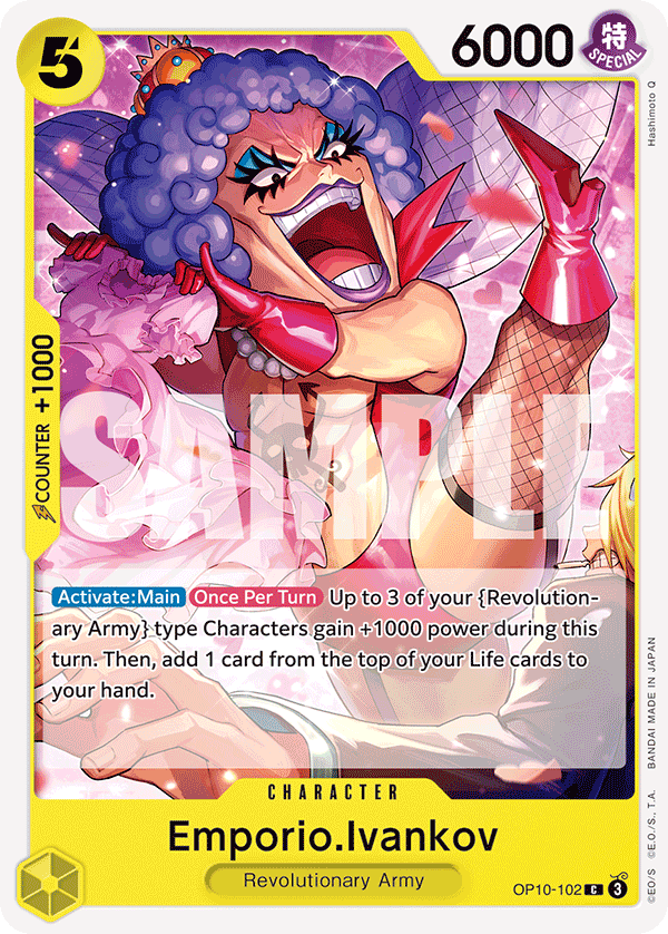 Emporio.Ivankov OP10-102 One Piece Card Game