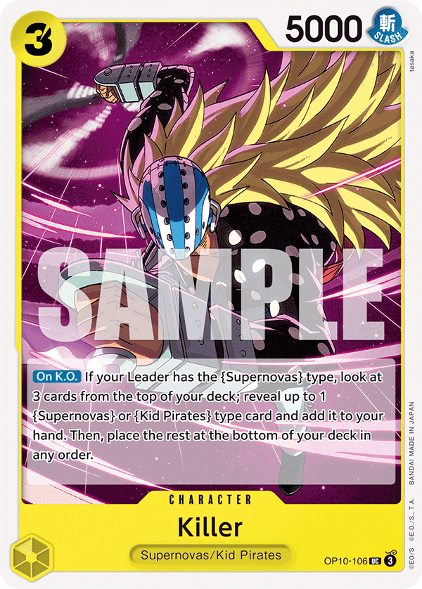 Killer OP10-106 One Piece Card Game