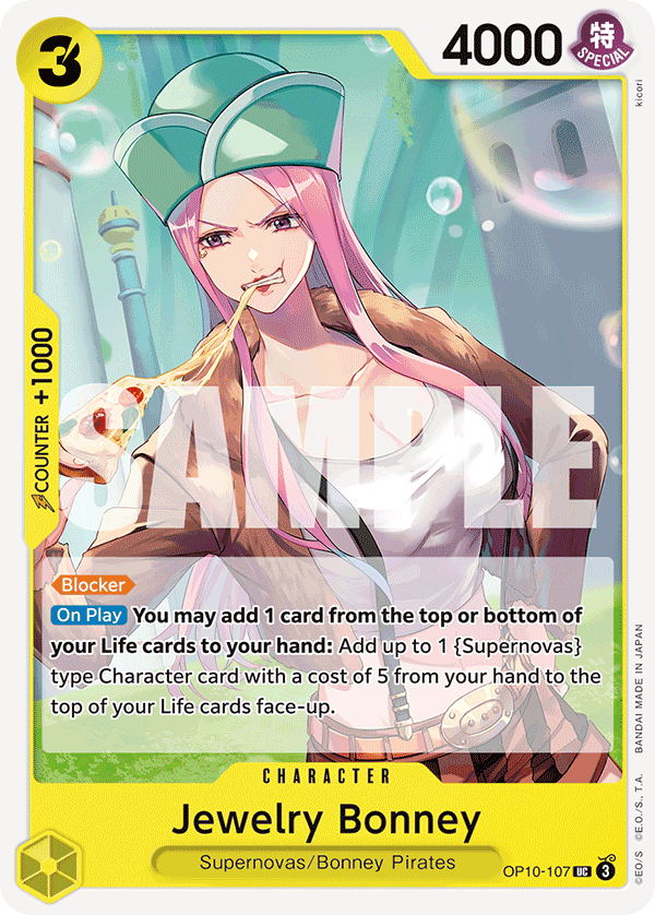 Jewelry Bonney OP10-107 One Piece Card Game