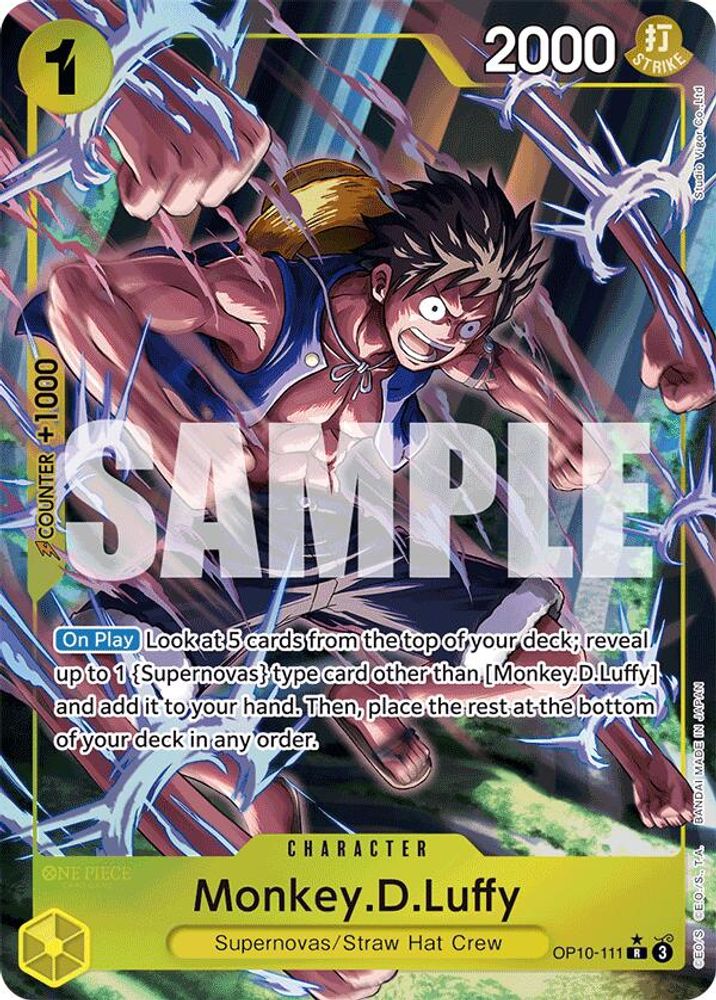 Monkey.D.Luffy [Alternate Art] OP10-111 One Piece Card Game