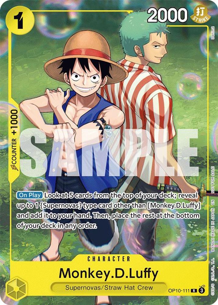 Monkey.D.Luffy [Event] JP OP10-111 One Piece Card Game