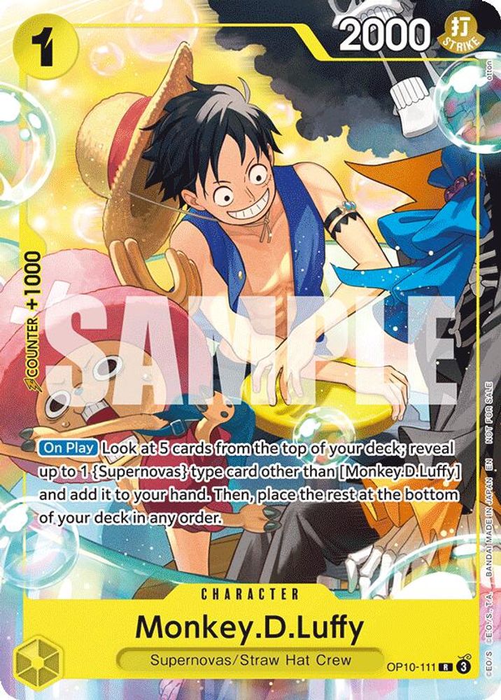 Monkey.D.Luffy [Welcome Pack] OP10-111 One Piece Card Game