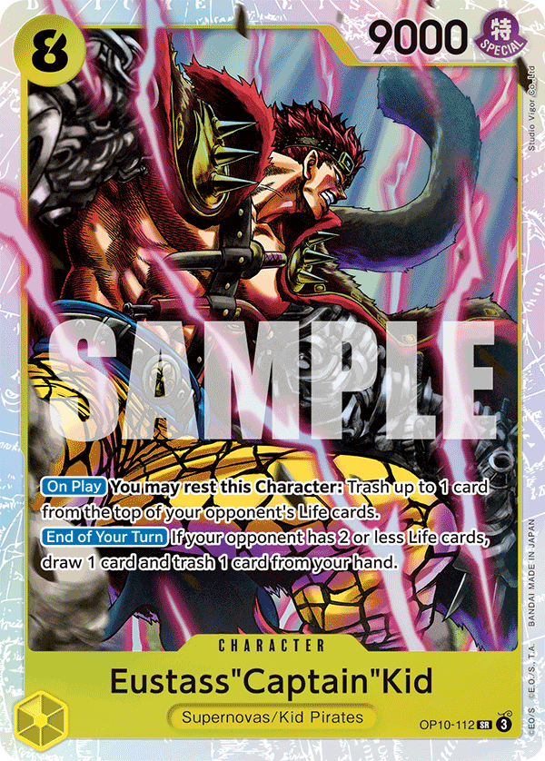 Eustass"Captain"Kid OP10-112 One Piece Card Game