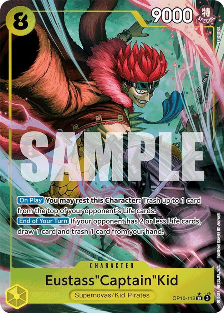 Eustass"Captain"Kid [Alternate Art] OP10-112 One Piece Card Game