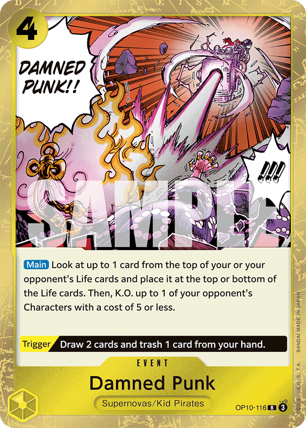 Damned Punk OP10-116 One Piece Card Game