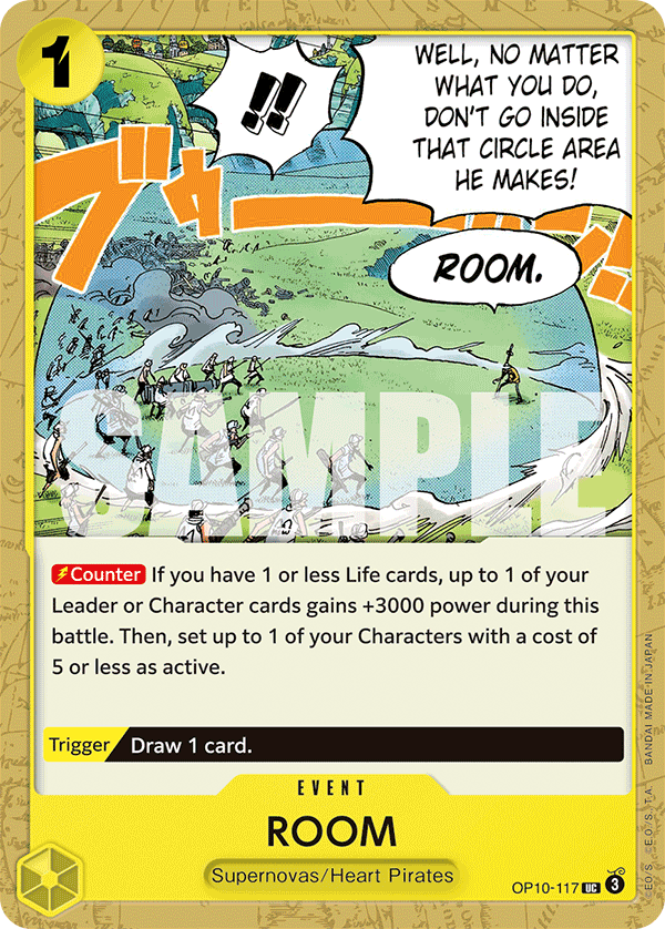 ROOM OP10-117 One Piece Card Game