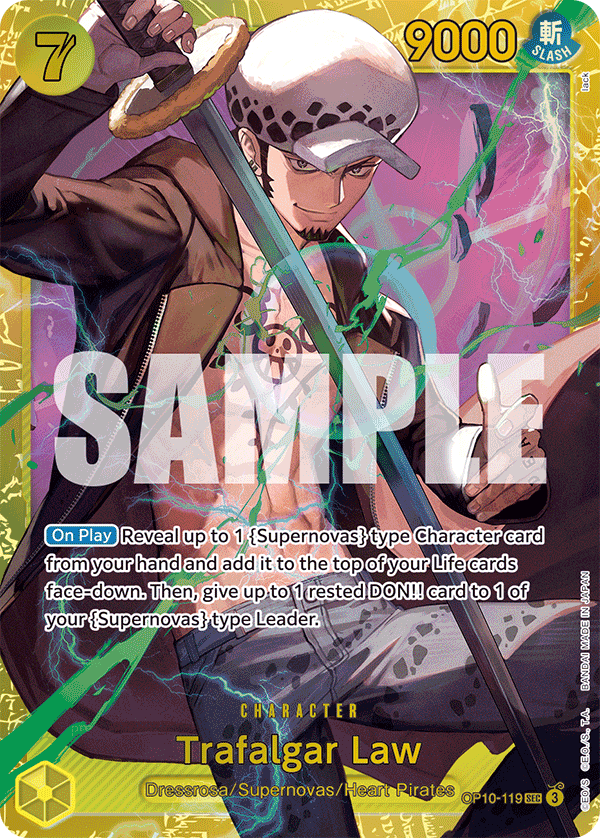 Trafalgar Law OP10-119 One Piece Card Game