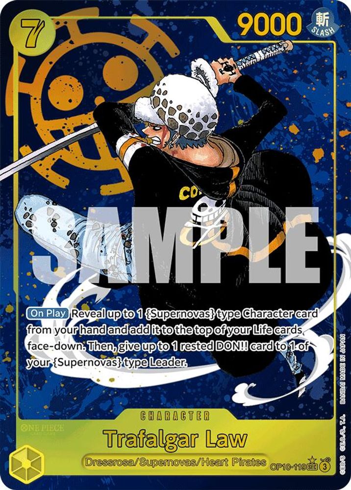 Trafalgar Law [Alternate Art] OP10-119 One Piece Card Game