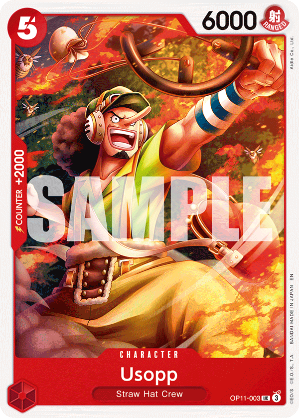 Usopp [Round 1] JP OP11-003 One Piece Card Game