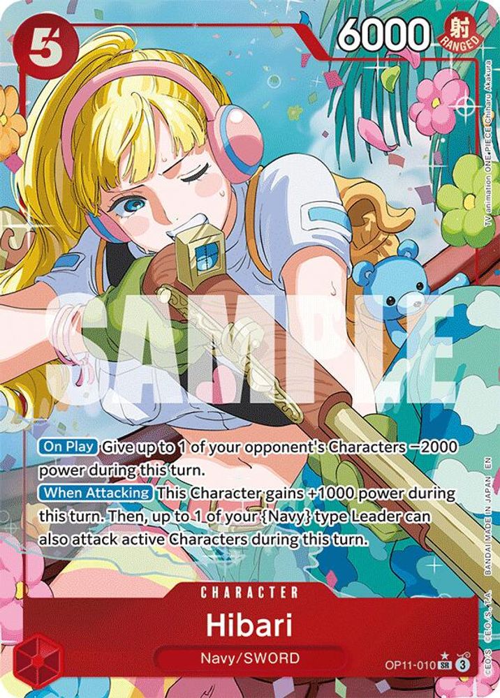 Hibari [Alternate Art] OP11-010 One Piece Card Game