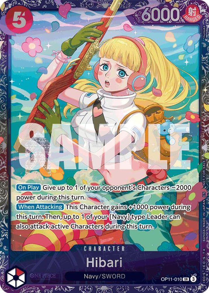 Hibari [Treasure Cup] OP11-010 One Piece Card Game