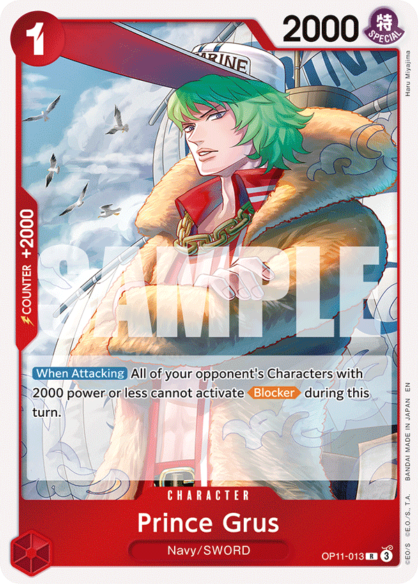 Prince Grus OP11-013 One Piece Card Game