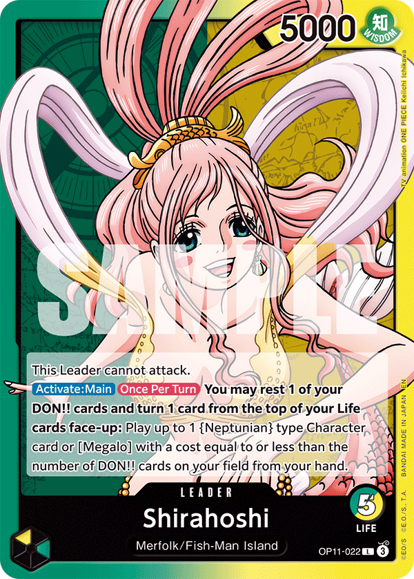 Shirahoshi OP11-022 One Piece Card Game