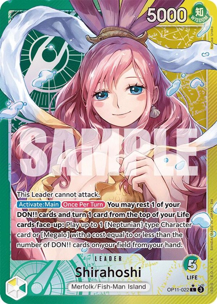 Shirahoshi [Alternate Art] OP11-022 One Piece Card Game