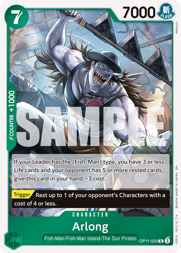 Arlong OP11-023 One Piece Card Game