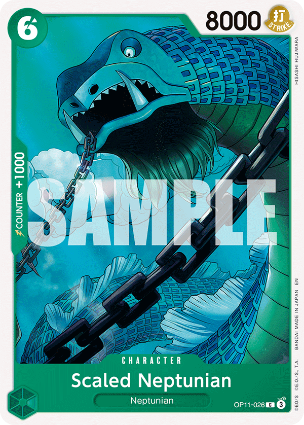 Scaled Neptunian OP11-026 One Piece Card Game