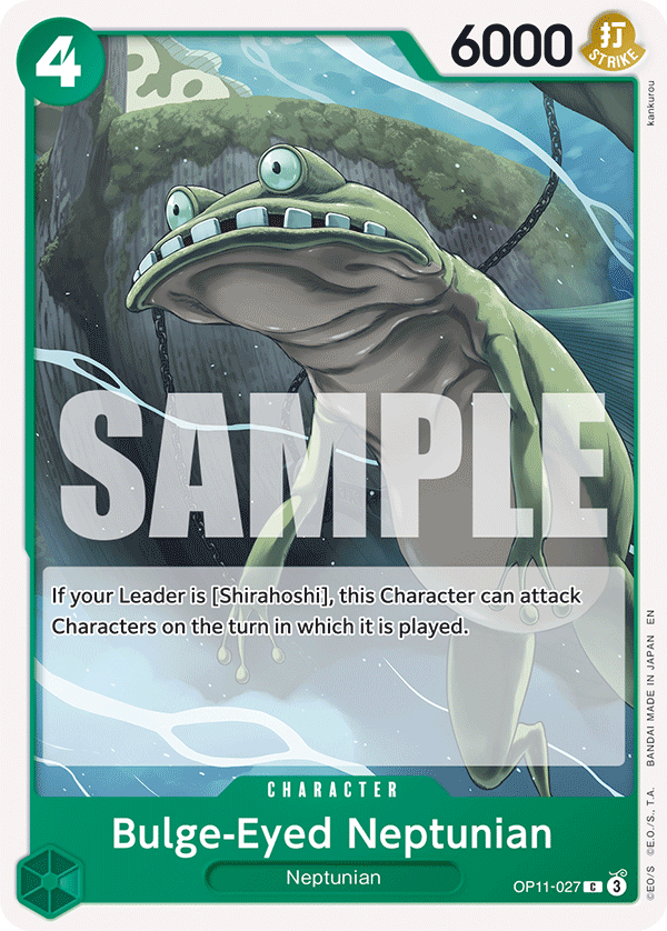 Bulge-Eyed Neptunian OP11-027 One Piece Card Game