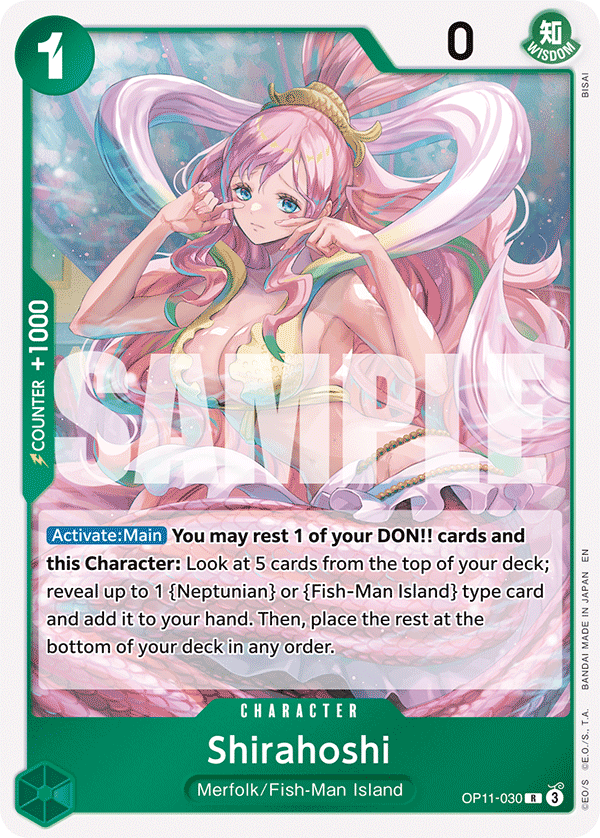 Shirahoshi OP11-030 One Piece Card Game