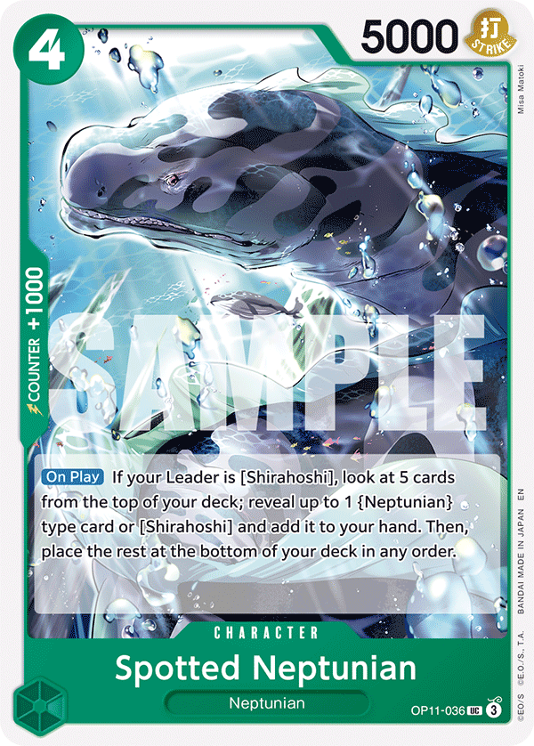 Spotted Neptunian OP11-036 One Piece Card Game