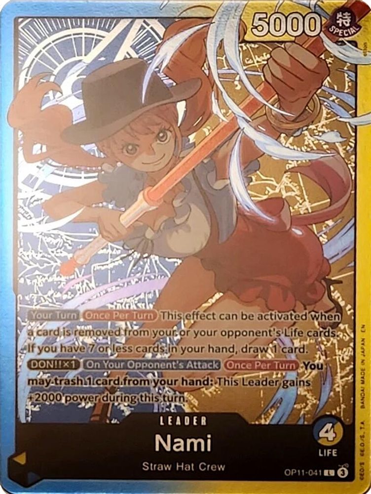 Nami [Nami Deck Foil] OP11-041 One Piece Card Game